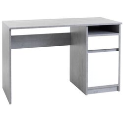 Radni Sto Billund 54x120 boja beton/bela ( 3681949 ) Cene