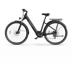 Onesport mat črn okvir iz popolnoma aluminijeve zlitine sredinsko nameščen motor 36 V/250 w 36 v 10,4 ah baterija 70–90 km dosega e-kolo, (21698506) Cene