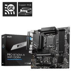 MSI PRO B760M-A WiFi DDR4 osnovna plošča, (20507834) Cene