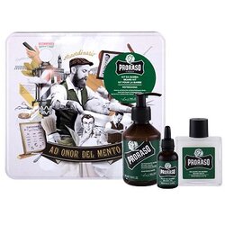 Proraso eucalyptus beard wash darovni set šampon za bradu 200 ml + balzam za bradu 100 ml + ulje za bradu 30 ml + kutija za muškarce Cene