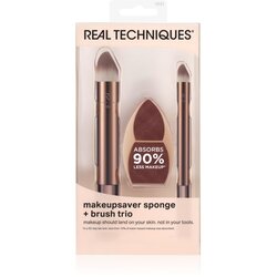 Real Techniques Makeupsaver Sponge + Brush Trio set kistova Cene