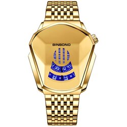 Binbono Moška Ura MA-7496 - Zlata Cene