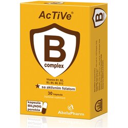 Active b komplex 30 kapsula Cene