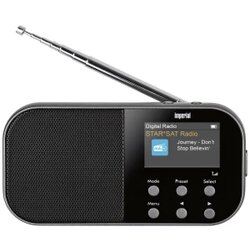 Imperial DABMAN 15 džepni radio DAB+ (1012), ukw aux, DAB+, ukw zaključavanje tipki, funkcija alarma, mogućnost punjenja antracitna boja Cene