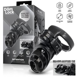 Domlock KLETKA ZA PENIS Detention Black Cene