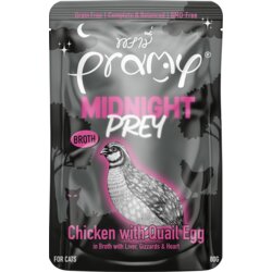 Pramy CAT MIDNIGHT PREY Piletina sa prepeličjim jajetom u supi 12 x 80 g Cene