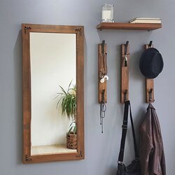 Hanah home V109 walnut hall stand Cene