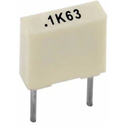 Kemet Poliester kondenzator, radijalno ožičen 100 nF 63 V 10 % 5 mm (D x Š x V) 7.2 x 2.5 x 6.5 R82DC3100AA50K+ 1 kos Cene
