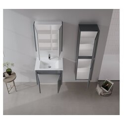 Hanah home Kupatilski ormarić sa umivaonikom i ogledalom (2 komada) Arno 65 775 Cene