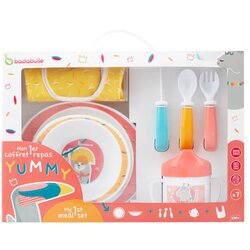 Babymoov Set za hranjenje beba Yummy, 7 delova, Koralni Cene