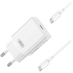 Kućni punjač XO L126 ulaz C PD 20W white + type-C cable Cene