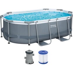Bestway Power Steel 3.05m x 2.00m x 84cm Oval Pool Set MIGANEO - 1 Set Cene