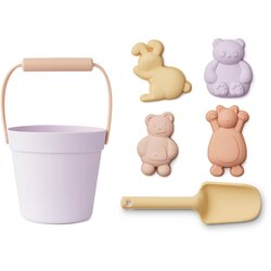 Liewood igralni set za na plažo dante classic light lavender multi mix Cene
