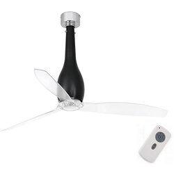 Faro 32003 - Plafonski ventilator ETERFAN crni/prozirni, prečnik 128 cm + daljinski upravljač Cene