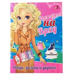 Agato fashion icon bojanka sa aktivnostima i stikerima devojke od stila ( 718855 ) Cene