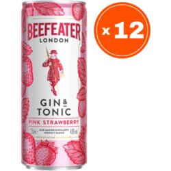 Beefeter Beefeater Džin tonik pink koktel, 0.25l, 12 komada Cene