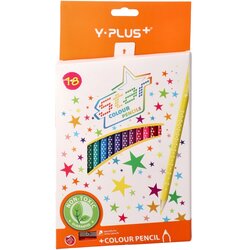 Y-Plus Y-star, drvena boja sa rezačem, miks, 18K Cene