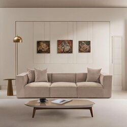 Atelier Del Sofa sora 3 - cappucino cappucino 3-Seat sofa Cene