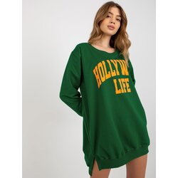 Vikki Sweatshirt-VI-BL-3102.01P-green-orange Cene