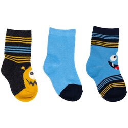 Lucky Kiddo nogavice 3 kosi LK-BBS1-3p-223 020724 F večbarvno 20/21 Cene
