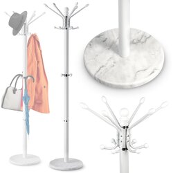 Massido Stylish Standing Clothes Rack with Marble Base - 684301, (21740545) Cene
