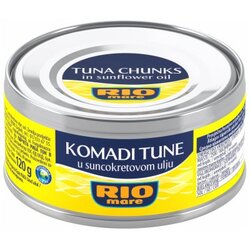 Rio Mare Komadi tune suncokretovom ulju 160 g Cene