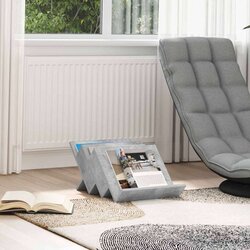  Regal za revije Betonsko siva 53 x 40 x 28,5 cm Konstruiran les, (5000214270) Cene
