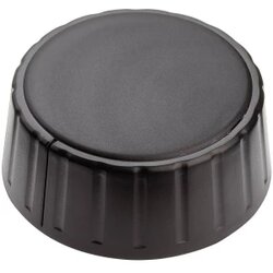 Mentor 4335.6000 4335.6000 okretni gumb crna (Ø x V) 48 mm x 19 mm 1 St. Cene