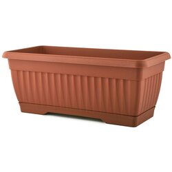 BLUMAX plastična žardinjera Mediteran (D x Š x V: 20 x 60 x 17 cm, Plastika, Terakota) Cene