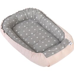 Medi Partners Baby cocoon/nest – Waffle – Stars + light pink Waffle Cijene