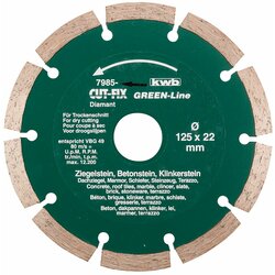 KWB GreenLine Diamant rezni disk 180, Cut-Fix, 7.0x2.0, segmentni Cene