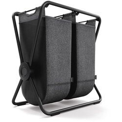 simplehuman Temno siv tekstilni zložljiv koš za perilo 200 l – Cene