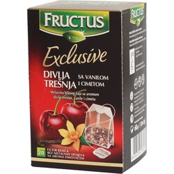 Fructus exckusive divlja trešnja sa vanilom i cimetom čaj Cene