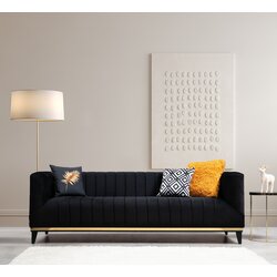 Conceptum Hypnose trosed bellino 89x75x222cm crno-zlatni Cene