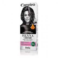 Delia Farba za kosu bez amonijaka, na bazi prirodne kane (Hene) CAMELEO 1.0 - Crna 75g Cene