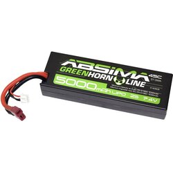 Absima Modelarski akumulatorski komplet (LiPo) 7.4 V 5000 45 C Hardcase T-vtični sistem, (20439108) Cene