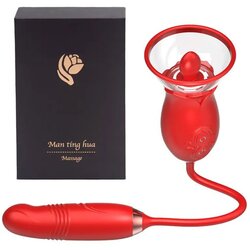 Adam i Eva Rose vibrator 3-u-1 – lizanje/ sisanje/ G tačka Cene