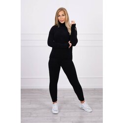 Kesi Alpaca sweater set two-piece black Cene