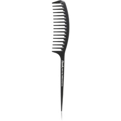 Janeke Carbon Fibre Fashion Comb with a long tail and wavy frame glavnik za lase 21,5 x 3 cm Cene