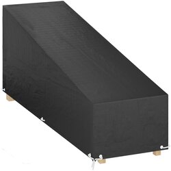 vidaXL Prevleka za ležalnik 12 obročkov 200x65x35/60 cm polietilen Cene
