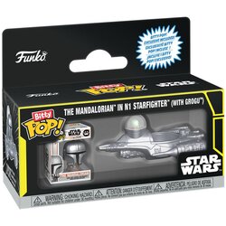 Funko Bitty Pop Figura Bitty POP Ride Star Wars The Mandalorian In N1 Starfighter With Grogu Cene