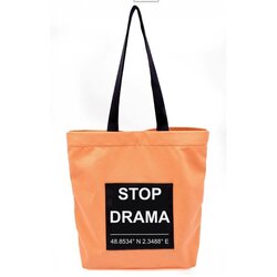 Verb To Do Torbe STOP DRAMA Oranžna Cene