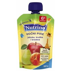 Nutrino voćni pire jabuka, kruška i breskva 100g Cene