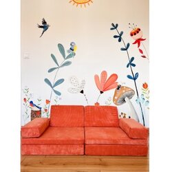 Atelier Del Sofa puzzle - orange orange 2-Seat sofa-bed Cene