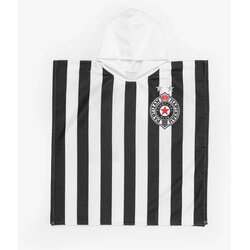 Partizan-Stefan Pončo za bebe Partizan, 60x60 cm, Belo-crni Cene