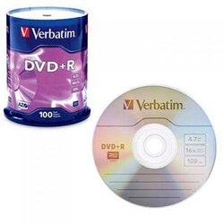 Verbatim DVD-R, 4,7 GB,16X, spindle 100 kom,MATT SILVER Cene