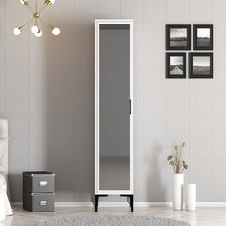 Hanah home kumsal r - white white wardrobe Cene