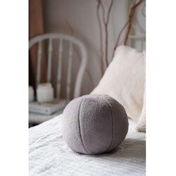 Mioli Decor Ukrasni jastuk Pelus Top, 25x25x25 cm, Sivi Cene