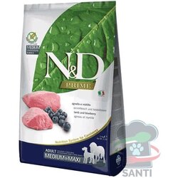 N&d Prime Medium/Maxi Adult, Jagnjetina i Borovnica - 12 kg Cene