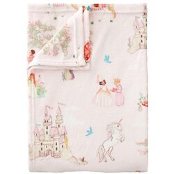 Belle & Boo Rožnata otroška odeja iz mikropliša 150x200 cm Fairytale – Cene